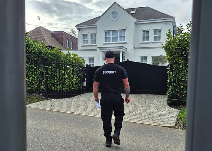 Residential estate entrance patrol